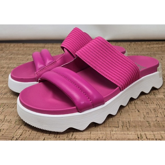 Sorel Shoes - Sorel Slides Women's 8.5 VIIBE SLIDE SANDAL Fuscia Fizz Casual Preppy Comfort